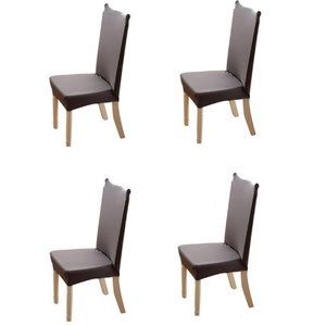 4-Pack Kitchen Dining Chair Cover Slipcover Gray